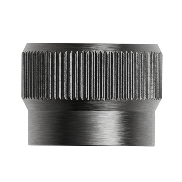 Buton mobilier Viefe Brooklyn Big, negru titan, Ø 40 mm - imagine 2