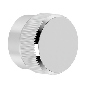 Buton mobilier Viefe Brooklyn Big, nichel lucios, Ø 40 mm - imagine 3