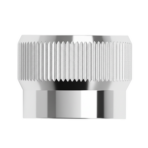 Buton mobilier Viefe Brooklyn Big, nichel lucios, Ø 40 mm - imagine 2