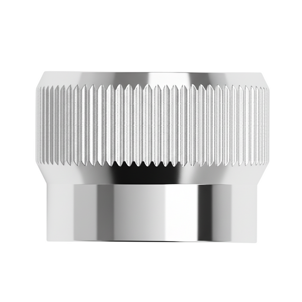 Buton mobilier Viefe Brooklyn Big, nichel lucios, Ø 40 mm - imagine 2