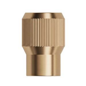 Buton mobilier Viefe Brooklyn, alamă cava periată, Ø 20 mm - imagine 2