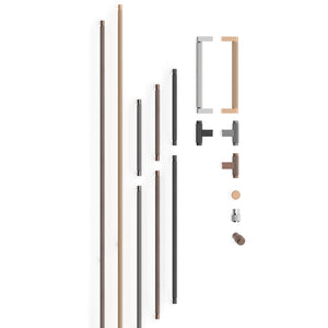 Buton mobilier Viefe Brooklyn, bronz periat, Ø 20 mm - imagine 8