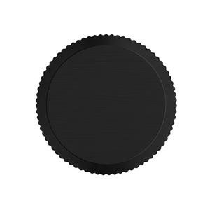 Buton mobilier Viefe Brooklyn, negru periat, Ø 20 mm