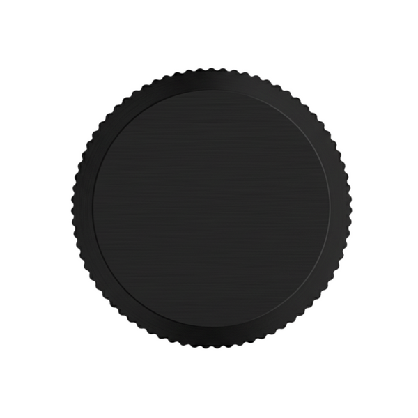 Buton mobilier Viefe Brooklyn, negru periat, Ø 20 mm