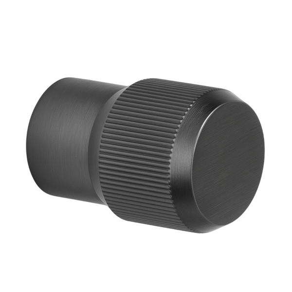 Buton mobilier Viefe Brooklyn, negru titan, Ø 20 mm - imagine 3