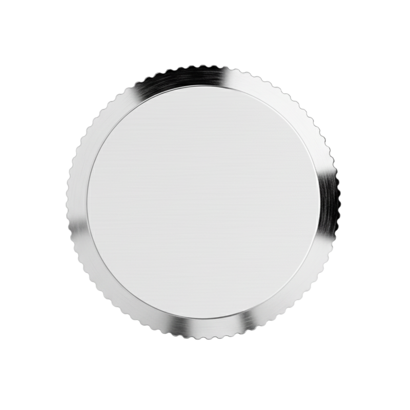 Buton mobilier Viefe Brooklyn, nichel lucios, Ø 20 mm