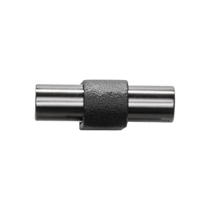 Buton mobilier Viefe Casey, negru lava texturat și negru titan lustruit, 60 × 44,3 mm