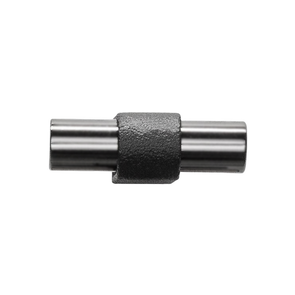 Buton mobilier Viefe Casey, negru lava texturat și negru titan lustruit, 60 × 44,3 mm