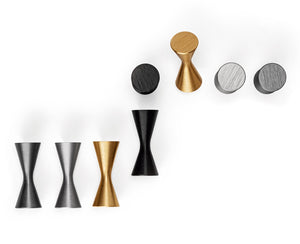 Buton mobilier Viefe Diabolo, oțel inoxidabil, Ø 13,5 mm