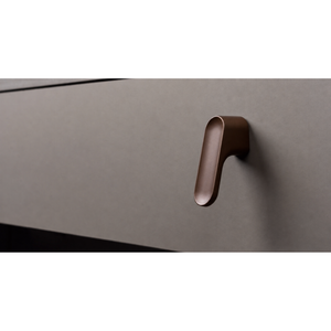 Buton mobilier Viefe Luv, bronz periat, 51,2 mm - imagine 2