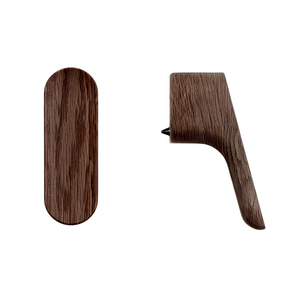 Buton mobilier Viefe Luv Wood, nuc, 17,5 × 51,2 mm