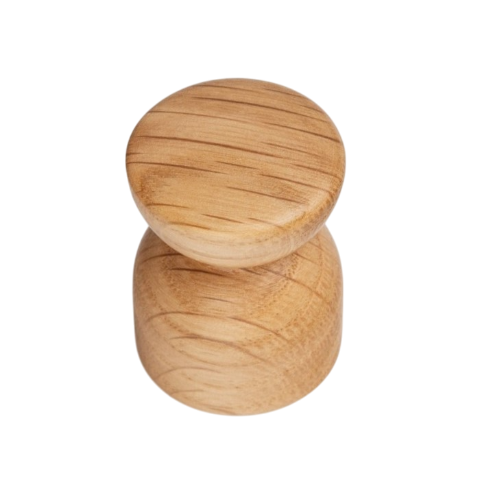 Buton mobilier Viefe Piece, stejar, 25,4 × 35 mm