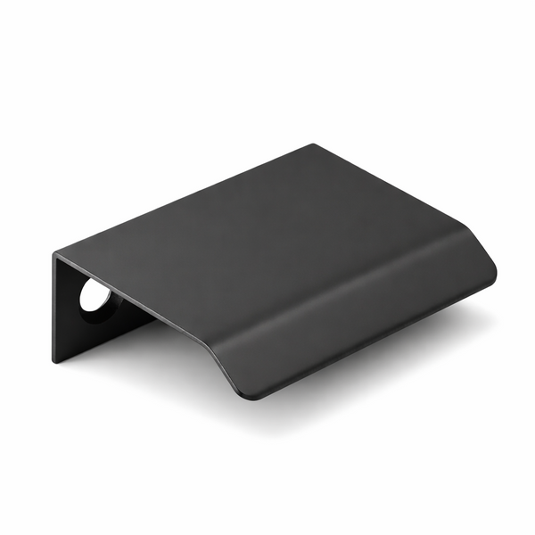 Cutie cu 25 de mânere mobilier Viefe Cruve, negru mat, 45 mm (interax 32 mm) - imagine 4