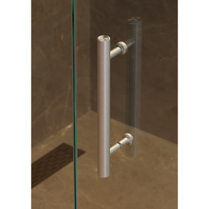 Kit de montaj pe sticlă pentru mâner Viefe Boto, oțel inoxidabil, Ø 18 mm - imagine 3