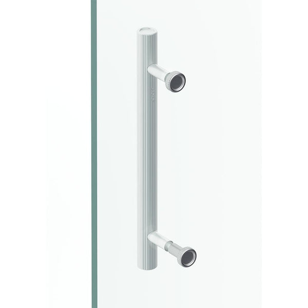 Kit de montaj pe sticlă pentru mâner Viefe Boto, oțel inoxidabil, Ø 18 mm - imagine 2