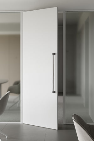 Mâner lung Viefe Casey Big, negru lava texturat și negru titan lustruit, 768 mm (interax 736 mm) - imagine 2