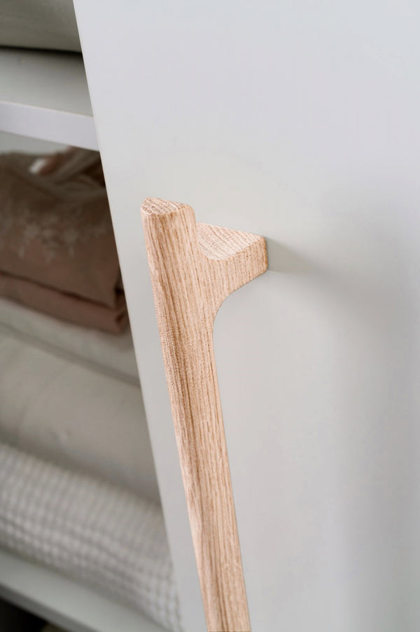 Mâner lung Viefe Hinoki Wood Big, natur, 915 mm (interax 832 mm) - imagine 3
