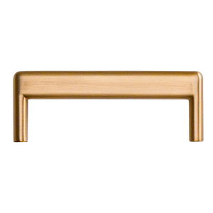 Mâner mobilier Viefe Beam, alamă cava periată, 104 mm (interax 96 mm)