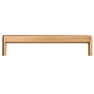 Mâner mobilier Viefe Beam, alamă cava periată, 168 mm (interax 160 mm)