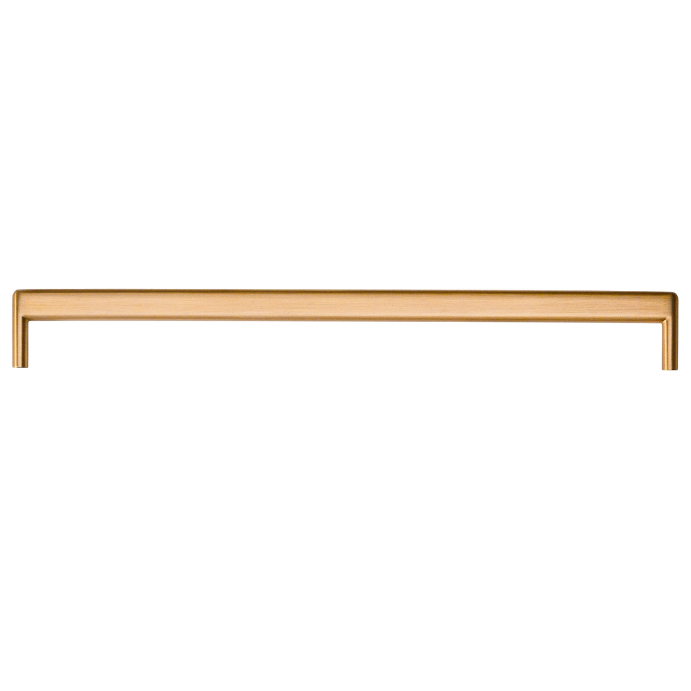 Mâner mobilier Viefe Beam, alamă cava periată, 328 mm (interax 320 mm)