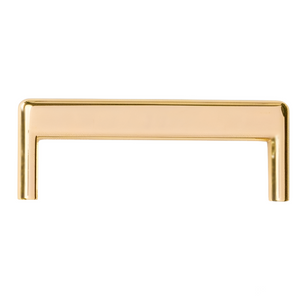 Mâner mobilier Viefe Beam, alamă lustruită, 104 mm (interax 96 mm)