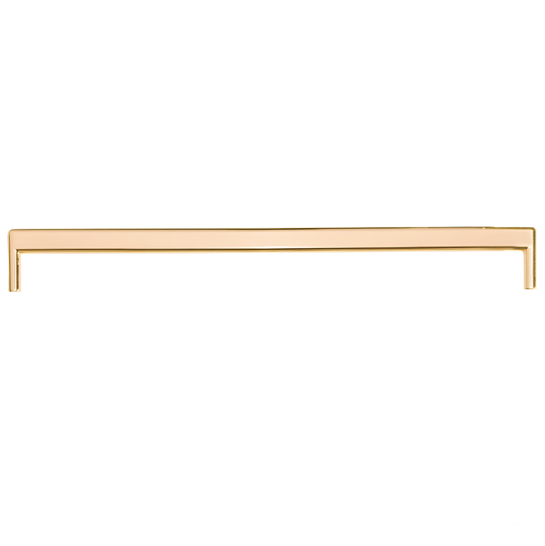 Mâner mobilier Viefe Beam, alamă lustruită, 328 mm (interax 320 mm)