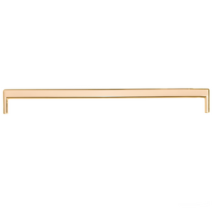 Mâner mobilier Viefe Beam, alamă lustruită, 328 mm (interax 320 mm)