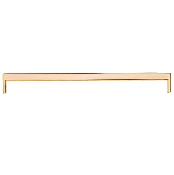 Mâner mobilier Viefe Beam, alamă lustruită, 328 mm (interax 320 mm)