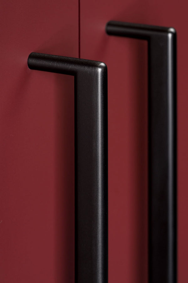 Mâner mobilier Viefe Beam, negru titan, 168 mm (interax 160 mm) - imagine 3
