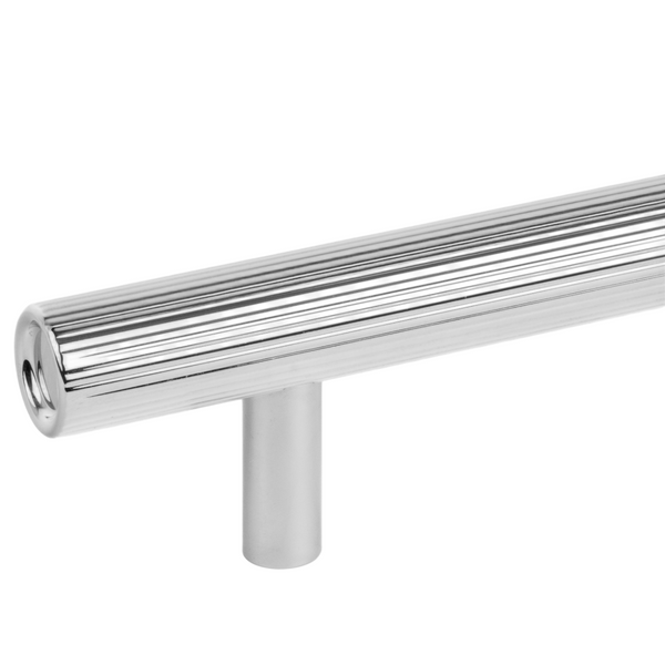 Mâner mobilier Viefe Boto, nichel lucios, 226 mm (interax 160 mm) - imagine 2