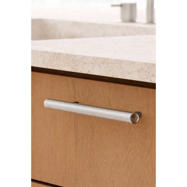 Mâner mobilier Viefe Boto, oțel inoxidabil, 386 mm (interax 320 mm) - imagine 3