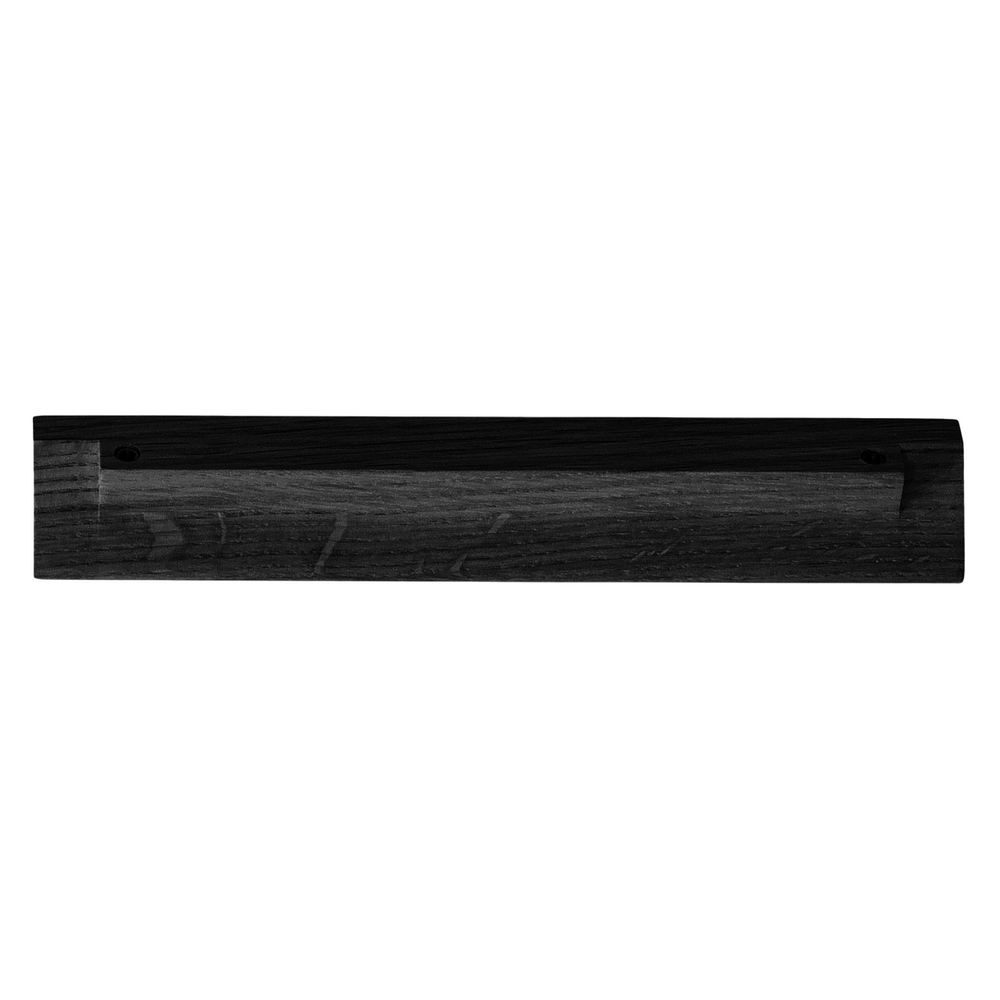 Mâner mobilier Viefe Cano, negru mat lacuit, 360 mm (interax 320 mm)