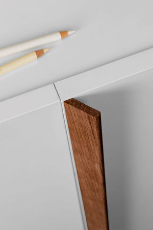 Mâner mobilier Viefe Cano, nuc, 360 mm (interax 320 mm) - imagine 2