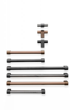 Mâner mobilier Viefe Casey, maro metalic texturat și bronz mat, 339 mm (interax 320 mm) - imagine 5
