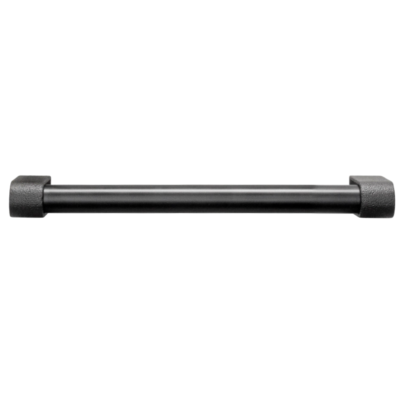 Mâner mobilier Viefe Casey, negru lava texturat și negru mat, 211 mm (interax 192 mm)