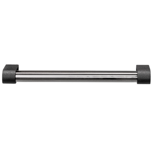 Mâner mobilier Viefe Casey, negru lava texturat și negru titan lustruit, 211 mm (interax 192 mm)