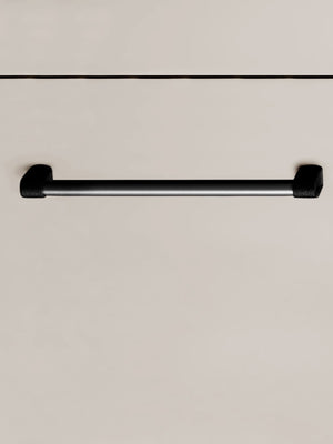 Mâner mobilier Viefe Casey, negru lava texturat și negru titan lustruit, 339 mm (interax 320 mm) - imagine 2