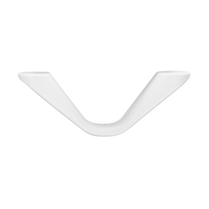 Mâner mobilier Viefe Dropp, alb mat, 84 mm (interax 64 mm)