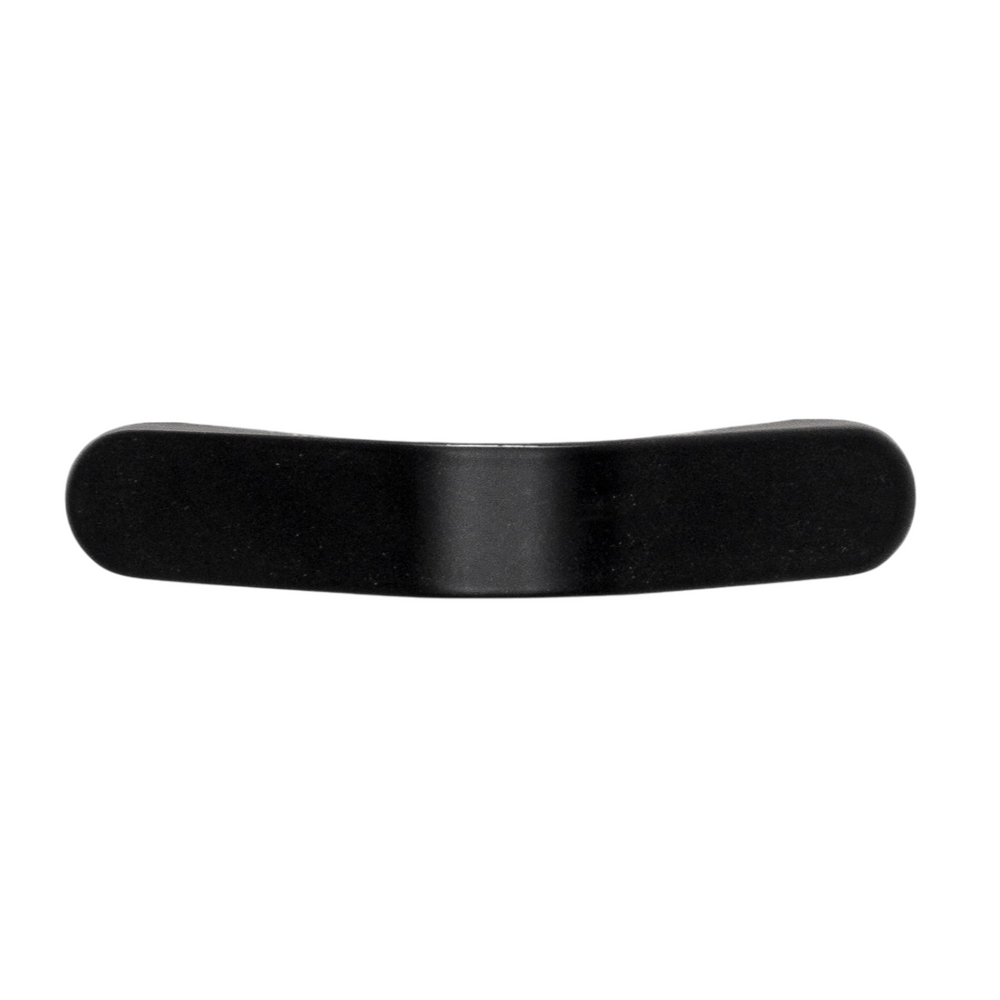 Mâner mobilier Viefe Dropp, negru mat, 84 mm (interax 64 mm)