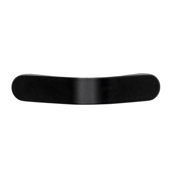 Mâner mobilier Viefe Dropp, negru mat, 84 mm (interax 64 mm)