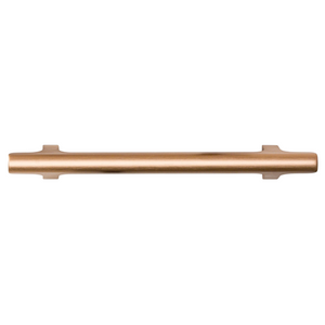 Mâner mobilier Viefe Hinoki, alamă cava periată, 220 mm (interax 160 mm)