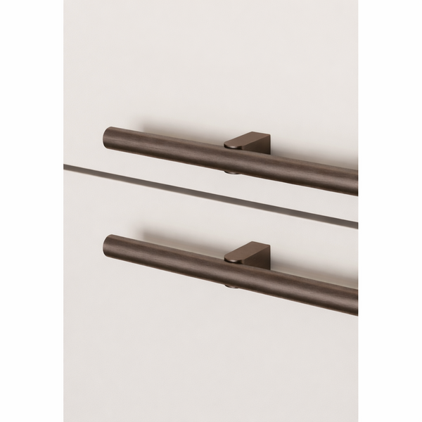 Mâner mobilier Viefe Kumo, bronz periat, 248 mm (interax 128 mm) - imagine 4