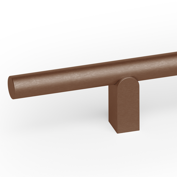 Mâner mobilier Viefe Kumo, bronz periat, 480 mm (interax 320 mm) - imagine 2