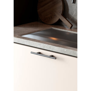 Mâner mobilier Viefe Kumo, negru titan, 248 mm (interax 128 mm) - imagine 3