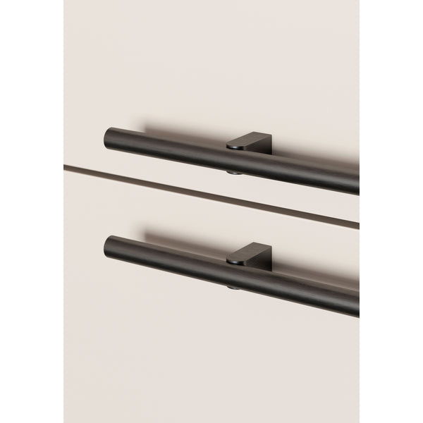 Mâner mobilier Viefe Kumo, negru titan, 480 mm (interax 320 mm) - imagine 4