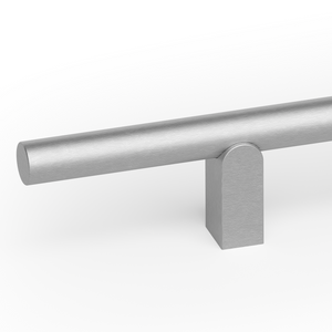 Mâner mobilier Viefe Kumo, oțel inoxidabil, 248 mm (interax 128 mm) - imagine 2