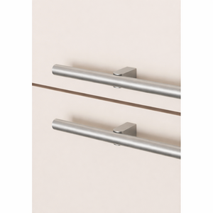 Mâner mobilier Viefe Kumo, oțel inoxidabil, 480 mm (interax 320 mm) - imagine 4