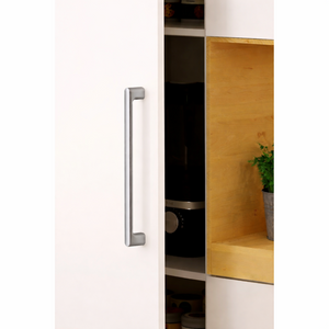 Mâner mobilier Viefe Luv Big, nichel periat, 419 mm (interax 384 mm) - imagine 3