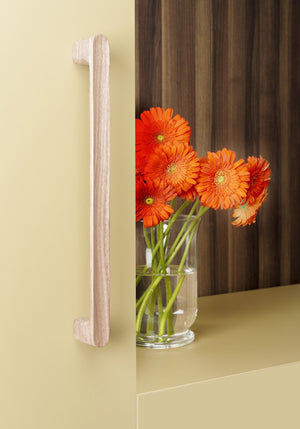 Mâner mobilier Viefe Luv Wood, natur, 418,5 mm (interax 384 mm) - imagine 3