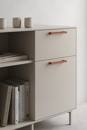 Mâner mobilier Viefe Luv Wood, nuc, 183 mm (interax 160 mm) - imagine 2